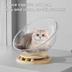 Cat Perch- Cute Freestanding Cat Space Perch Bed, Stylish Stable Activity - Image 8