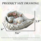 Solar Dog Garden Statues Outdoor Décor- Dog Figurines Solar LED Light Lawn - Image 4