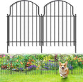 19Pcs Decorative Garden Fence, 20in/20.5ft Rustproof Metal Fences Animal by Tivray