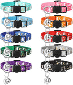 10Pcs Breakaway Cat Collars by Guiqulai