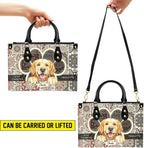 Personalized Pet Mom Leather Handbag – Custom Name Dog Cat Photo Purse - Image 5