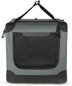 Amazon Basics 4-Door Portable Folding Soft Dog Crate, Collapsible Travel Kennel - Image 5