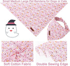 Halloween Pumpkin Dog Bandana, Halloween Triangle Bid Scarf - Image 3