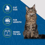 FURminator® deShedding Tool For Medium/Large Cats, Long Hair, Removes Loose - Image 6