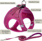 Dog Harness with Leash Set, No Pull Adjustable Reflective Step-in Puppy Pet - Image 2