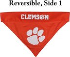 Pets First Collegiate Pet Accessories, Reversible Bandana, Clemson Tigers - Image 3