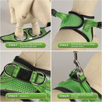 YIMEIS Dog Harness and Leash Set, No Pull Soft Mesh Pet Harness, Reflective - Image 3