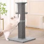 Large Cat Scratching Post with Heavy Duty Base 33" Sturdy Square Sisal Scracher - Image 6