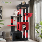 Globlazer Gothic Cat Tower for Indoor Cats, Heavy Duty Goth Cat Trees for Large - Image 8