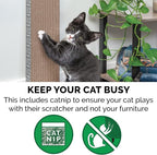 Furhaven 2-Pack Scratching Boards w/ Catnip & Wall-Mounting Hooks - Image 8