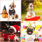 Weewooday 9 Pcs Holiday Dog Bandanas St' Patrick's Day Easter Bandanas Birthday - Image 7
