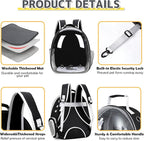 Cat Backpack Carrier Bubble Bag, Transparent Space Capsule Pet Carrier Dog - Image 4