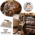 Cat Scratching Board 3 Pack – Reversible Cardboard Scratcher - Image 7