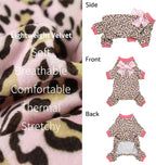 Fitwarm Leopard Dog Pajamas, Fleece Dog Clothes - Image 5