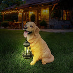 Golden Retriever Statue Outdoor Decorations – Dog Statues Outdoor Sitting - Image 4