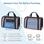 BurgeonNest Cat Carrier for Large Cats 20 lbs, Soft-Sided Pet Carrier for Small - Image 2