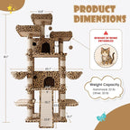 SHA CERLIN 81 Inches Extra Large Cat Tree - Image 8