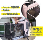 Expandable Pet Carrier, Airline-Approved Foldable and Detachable Backpack - Image 3