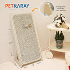 PETKARAY Cat Scratcher, Sisal Scratching Ramp, L Shape Scratch Pad - Image 7