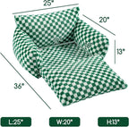 Hollypet Cat Bed Fluffy Plush Mutifuctional Double-Layer Soft Pet Couch - Image 3