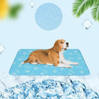 BEAUTYZOO Upgraded Dog Self Cooling Mat Ice Silk Chill Pads by BEAUTYZOO