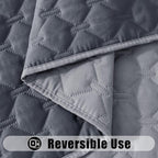 Smiry Waterproof Dog Bed Cover Blanket, Soft Reversible Pet Blanket, Washable - Image 3