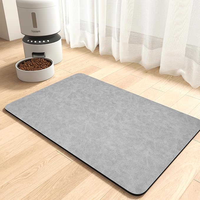 MontVoo-Absorbent Pet Feeding Mat-No Stains Pet Mat by MontVoo