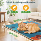3-in-1 Sisal Cat Scratcher Mat 23.6x15.7'' – Floor & Wall Use - Image 7
