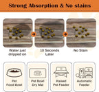 Pet Feeding Mat for Floors Waterproof Dog Mat for Food and Water Absorbent - Image 2