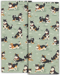 Cute Shiba Inu Hand Towels by amepay