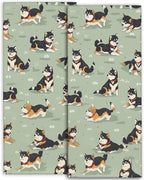 Cute Shiba Inu Hand Towels by amepay