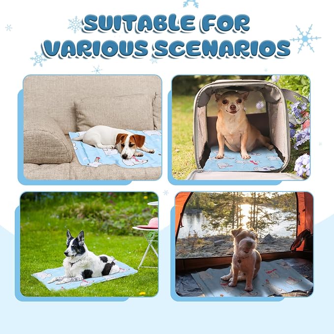 Nuanchu Dog Stroller Cooling Mat Waterproof Outdoor Pet Cooling Mat Washable - Image 5
