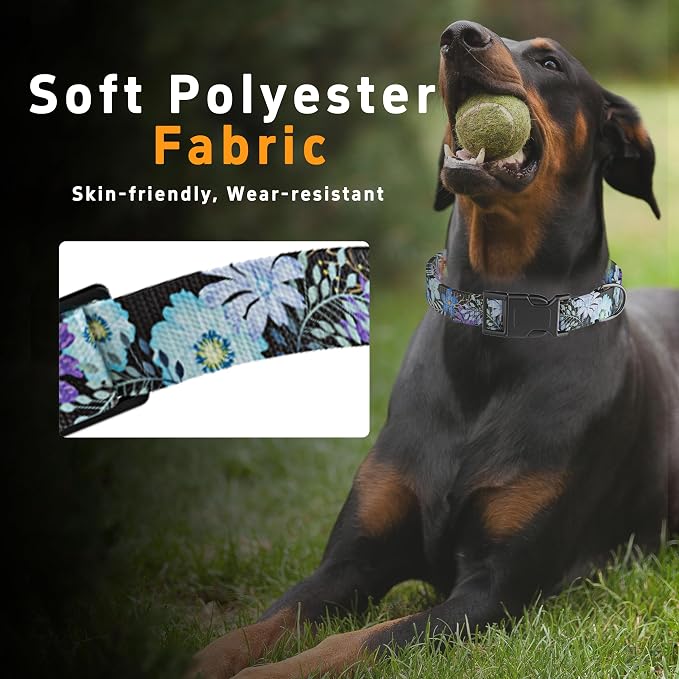 Dog Collar for Boys & Girls, Puppy Collar for Small to Large Dogs, Adjustable - Image 4