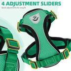 PUPTECK Cat Harness and Leash Set Escape Proof Reflective Cat Walking Harness - Image 4