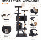 Cat Tree for Indoor Cats, Space Saving Cat Activity Center, Durable Pet Play - Image 3
