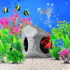 CousDUoBe 10Pcs Aquarium Hideaway Rock Cave Fish Tank Decorations quarium - Image 3
