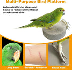 PINVNBY 4 PCS Bird Perches Calcium Parrot Perch Stand Bird Beak Grinding Stone - Image 5