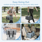 Petsfit Small Cat Carrier Soft Airline Approved Expandable Carrier - Image 3