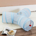 Tempcore Pet Cat Tunnel Collapsible Toy, 3-Way Kitty Tunnel - Image 2