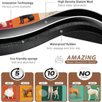 Cute Dog Cat Food Mat, Absorbent Pet Feeding Mat - Image 3