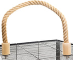 Bird Rope Perch for Parrots, Bendable Natural Jute Boing - Image 2
