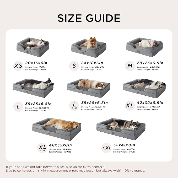 Bedsure Orthopedic Dog Bed for Medium Dogs - Image 7
