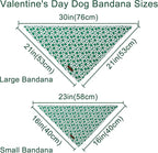 St. Patrick's Dog Bandana, UP URARA PUP Shamrock Triangle Bid Scarf - Image 2