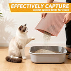 Pieviev Cat Litter Mat Double Layer Waterproof Urine Proof Trapping Mat 1 Pack) - Image 5