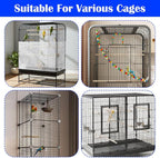 Grevosea Bird Cage Seed Catcher, Large Bird Cage Cover Stretchy Adjustable - Image 5