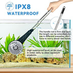 hygger IPX8 Electric Aquarium Cleaning Brushes, Rechargeable Cleaner Tools Kit - Image 4
