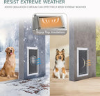 XL Pet Door for Wall Dog Door, 3-Flap XLarge Doggie Door for Exterior Wall - Image 4