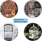Daoeny Universal Bird Cage Cover, Adjustable Parrot Nylon Airy Soft Mesh Net - Image 5