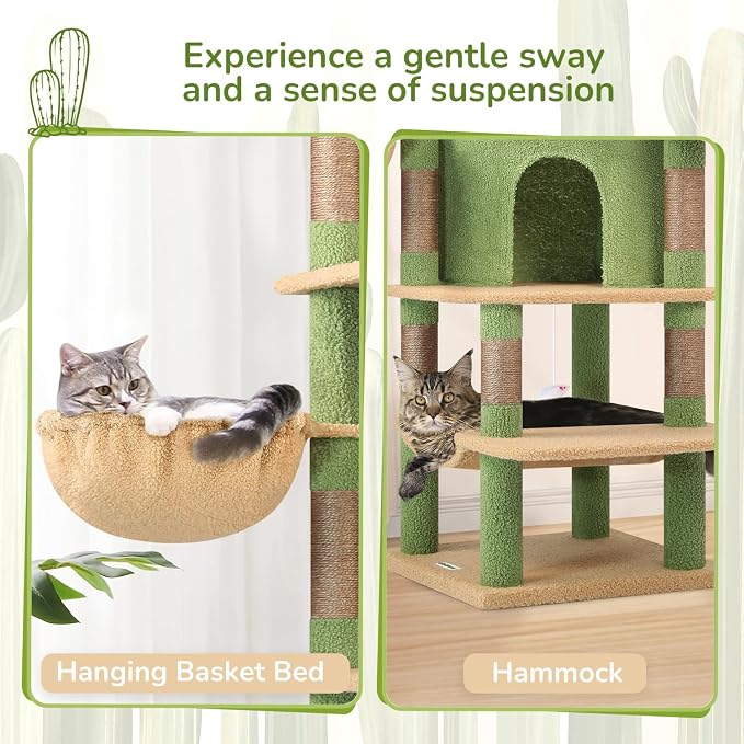 Globlazer Cactus Corner Cat Tree Tower - Image 5