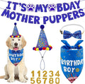 Dog Birthday Decorations, Dog Birthday Hat by Guiqulai
